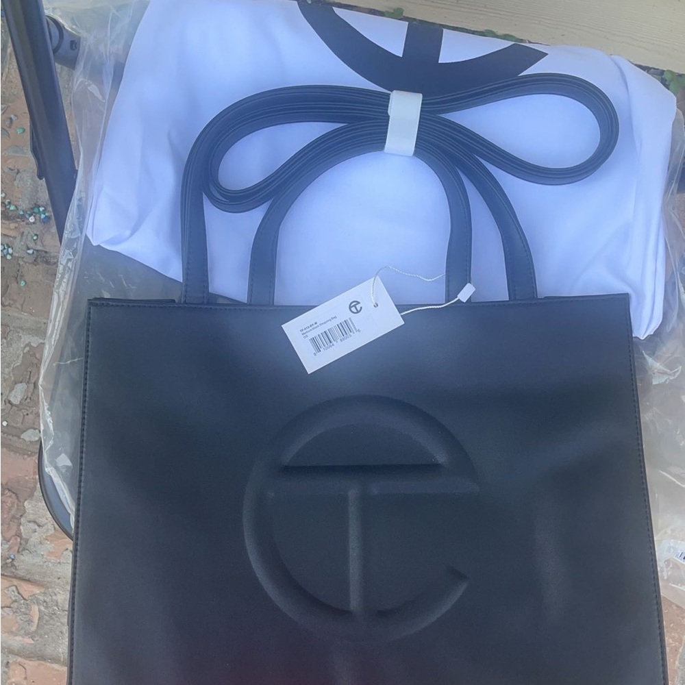 Telfar Coleman Medium Black Bag